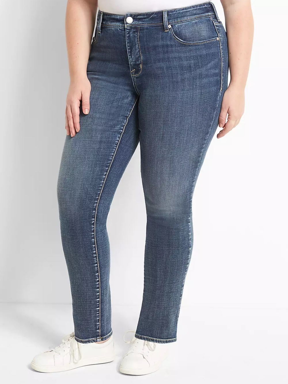 Seven7 Limited Edition Straight Jean With Back Pocket Embroidery Size 22 Classic